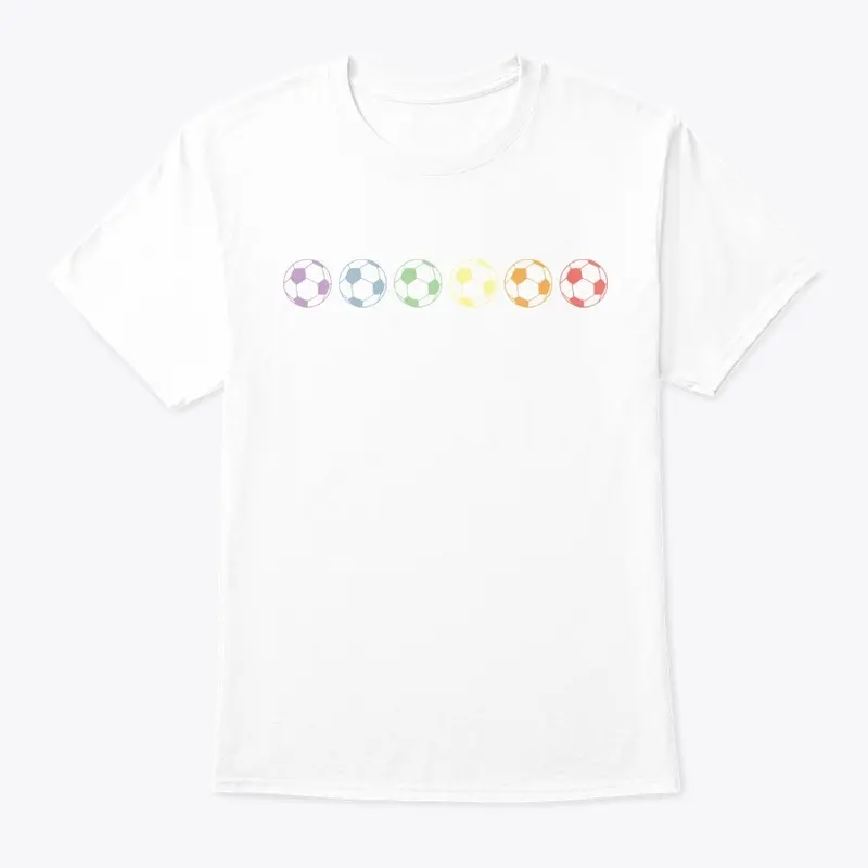 PASTEL SOCCER BALLS - PRIDE COLLECTION